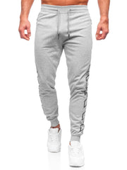 Spring Autumn Zipper pocket Men pants Comfortable quick-dry sweatpants printing trousers Men Slim Fit casual Sports Pants