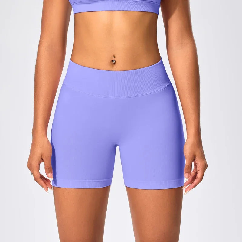 Recoil 5" Anti-Tear Scrunch Tech Booty Gym Yoga Sport Shorts Active Fitness Contour Shorts Workout Shorts for Women