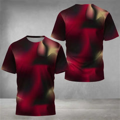 Gym T-Shirts Men's O-Neck Tennis Short Sleeve Male Breathable Fitness Outdoor Sports Tops Casual Running Badminton Sportswear
