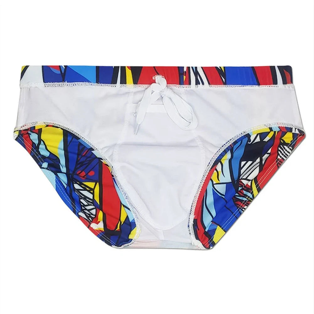Men's Swim Briefs Swimwear Trunks Board Surfing Beach Shorts Swimsuit With Cup Underwear Hombre Breathable Bikini Underpants