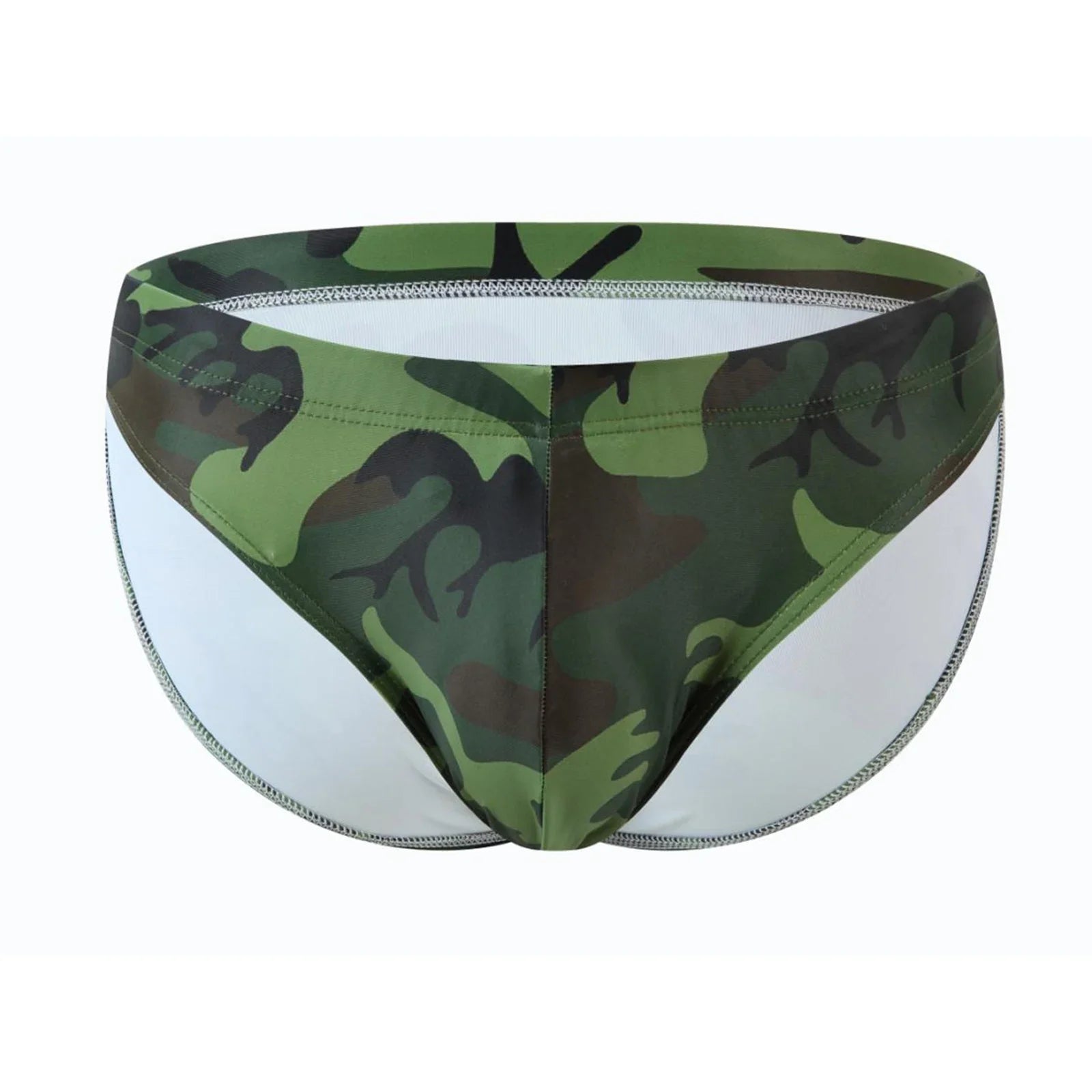 Men's Swimsuit Swim Briefs Swimwear Leopard Elastic Underwear Low Rise Beachwear Pool Party Sunbathing Slips hombre