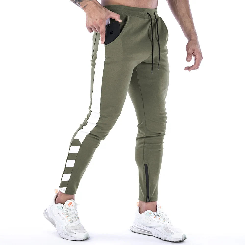 Sport Pants Men Training Jogging Trousers Quick Dry Fitness Running Pants Pocket Gym Sweatpants Male Sportswear
