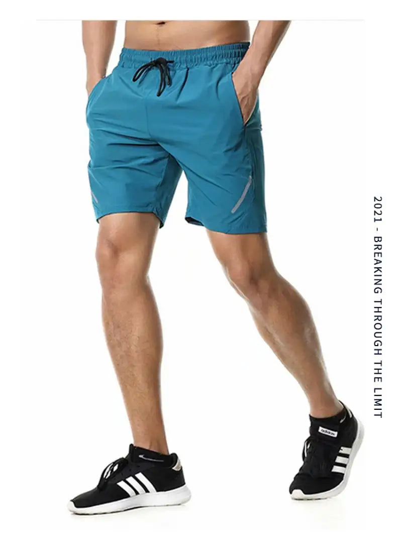 (S-3XL)Sports Shorts Men's Running Summer Cooling Thin Quick Dry Basketball Loose Fitness Training Casual Capris Short Pants