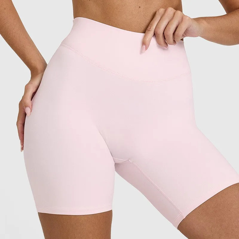 Women's yoga sport shorts with high waist, buttock-raising and tight fit pants for cycling, fitness and running