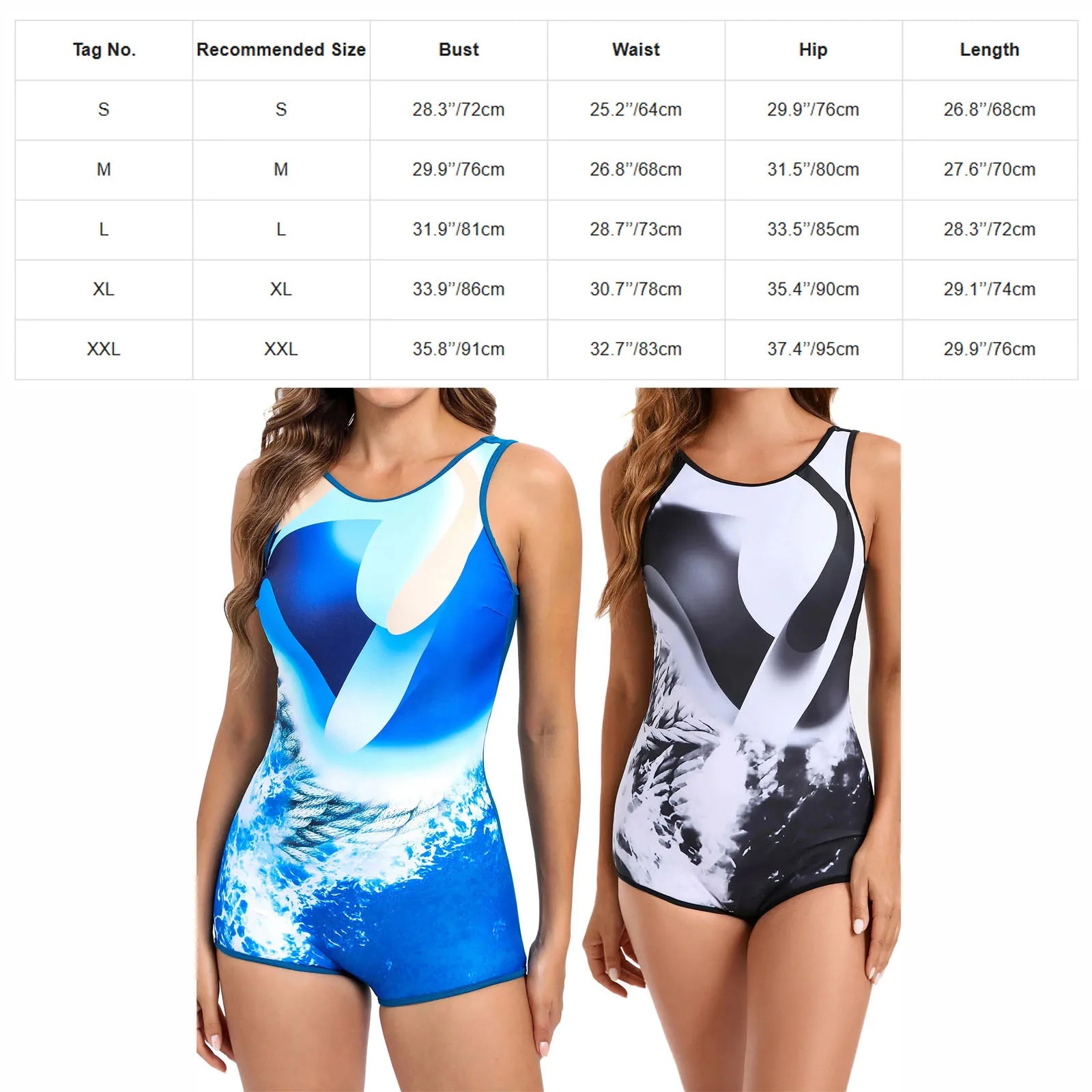 Women's One-Piece Swimsuit Boyleg Zip Sleeveless Full Body Modest Swimwear Color Block Slimming High Waist Sports Diving Suit