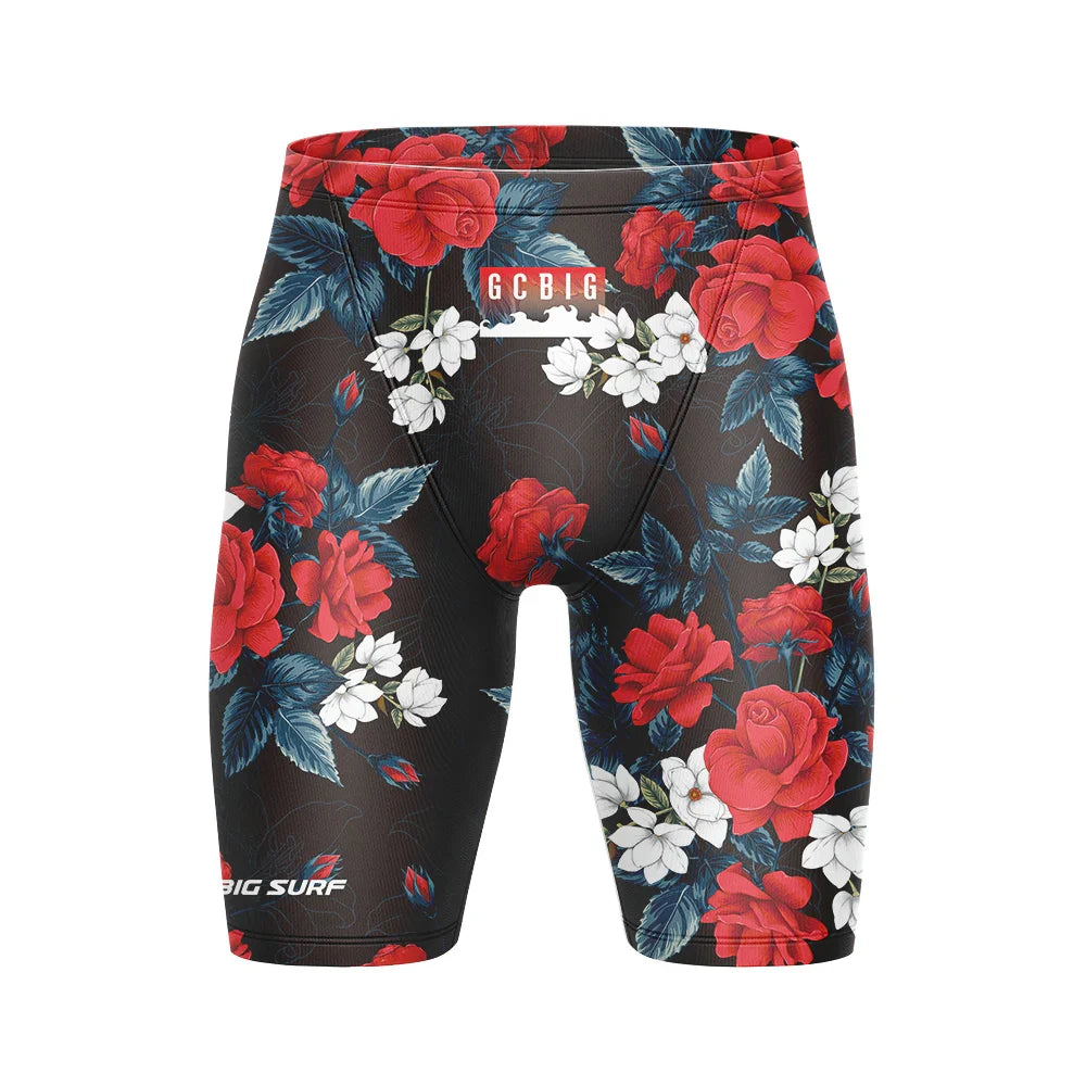 Mens Swim Boxer trunks Beach Swimming Pants Boys Jammers Sports Surf Shorts Mens Summer Trunks Swimwear Training Swim Shorts