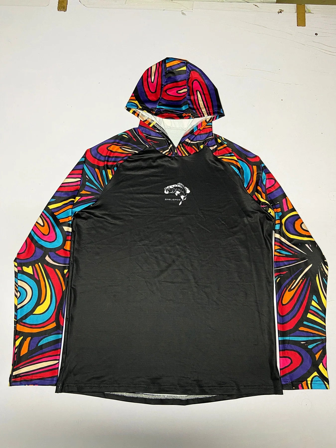 Fishing Shirts UPF 50+ Running T-shirt Beach Gear Hoodies Summer Breathable Riding Tops Wear Run Quik Dry Outdoor Surfing Hooded