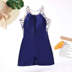 One Piece Swimsuit Closed Women's Swimwear Sports Swimming Wear Bodysuit Beach Bathing Suit Beachwear Pool Bather