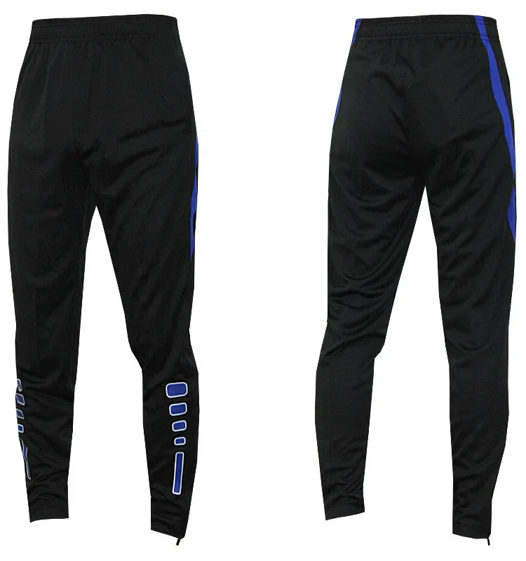 Men Running Sport Pants With Zipper Pockets Football Joggings Training Sweatpants Basketball Soccer Trousers workout pant Male